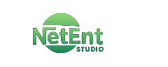 NetEnt Spieleentwickler Logo mit Klassikern wie Starburst bei Dragonia