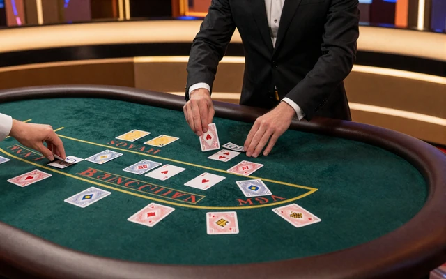 Speed Baccarat eleganter Live-Tisch mit goldener Bord&uuml;re bei Dragonia Casino
