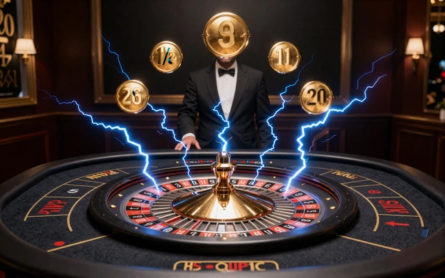 Lightning Roulette mit elektrischen Multiplikatoren im Dragonia Live Casino